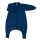 Lilano Schlafsack UNI mit Füßen 98/104 marine aus Wolle kbT/Seide