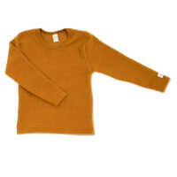 Lilano Kinder Shirt curry 116 aus Wollfrottee kbT...