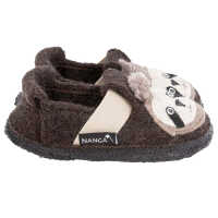 Nanga Shaggy Sloth Slipper braun Kinder Hausschuh Schurwolle