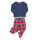 Kite Cranborne Pyjama Navy/ Rot