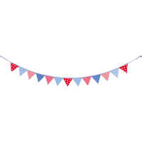 Goki Wimpelkette Textil