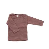 Lilano Langarm Shirt mauve 98 aus Wollfrottee Plüsch...