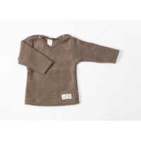 Lilano Langarm Shirt aus Wollfrottee Plüsch kbT (Merino)