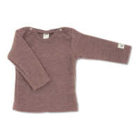 Lilano Langarm Shirt aus Wollfrottee Plüsch kbT (Merino)