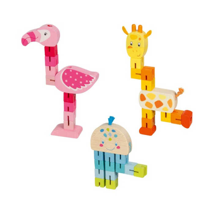 Goki Posen Tiere Flamingo 3+ Holz