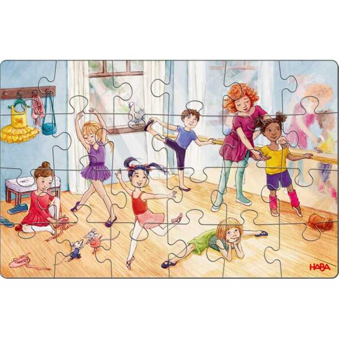Haba 2 Puzzle - Ballerina - mit je 24 Teilen ab 4 Jahren