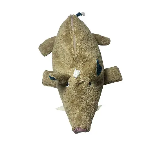Pat und Patty Wildschwein beige Kuschelkissen 30 x 43 cm