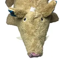 Pat und Patty Wildschwein beige Kuschelkissen 30 x 43 cm