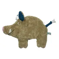 Pat und Patty Wildschwein Wärmekissen messing 20 x 28 cm Dinkelkörner