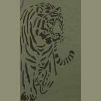 Enfant Terrible forest Shirt mit Tigerdruck