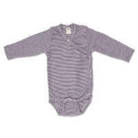 Lilano Baby Wickelbody aus Wolle kbT/Seide ringel