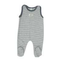 Lilano Baby Strampler aus Wolle kbT/Seide ringel