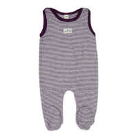 Lilano Baby Strampler aus Wolle kbT/Seide ringel