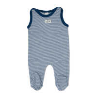 Lilano Baby Strampler aus Wolle kbT/Seide ringel