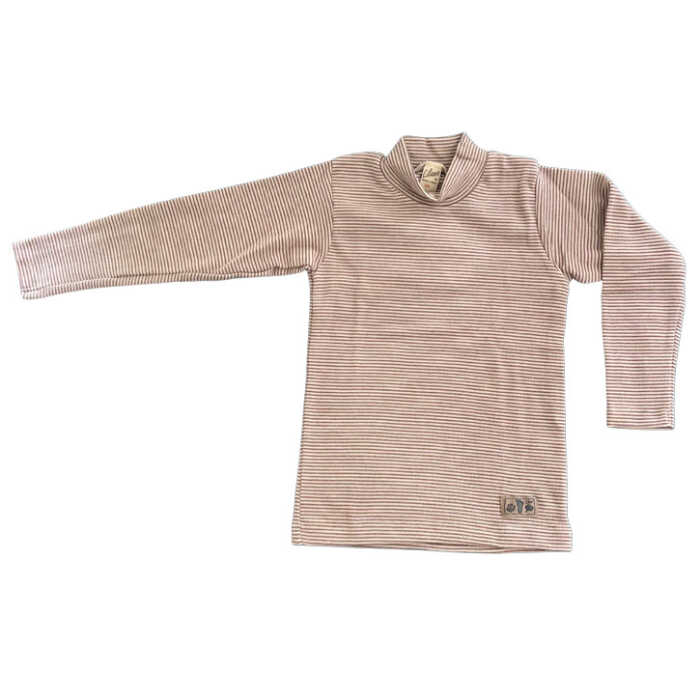 Lilano Kinder Shirt mit Stehkragen aus Wolle kbT/Seide
