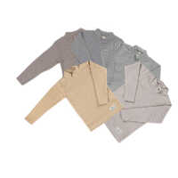 Lilano Kinder Shirt mit Stehkragen aus Wolle kbT/Seide