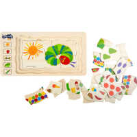 small foot Raupe Nimmersatt Schichtenpuzzle