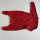 Lilano Schlafsack UNI mit Füßen 98/104  rot aus Wolle/Seide