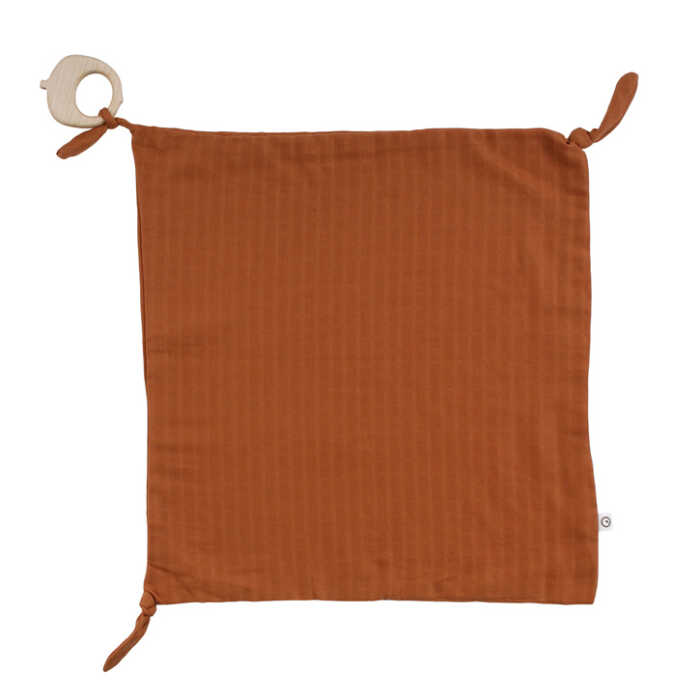 Müsli Schmusetuch 35x35cm aus Bio Baumwolle kbA