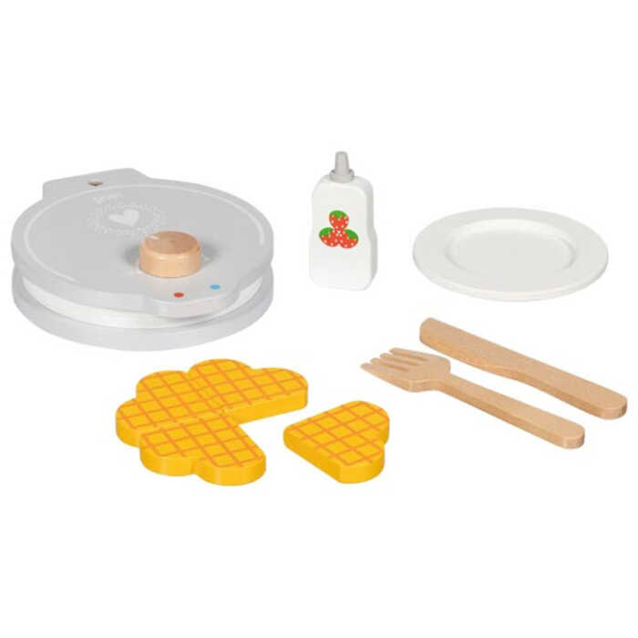 Goki Waffeleisen mit Zubehör3+ Holz