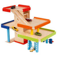 Goki Parkhaus aus Holz 3+