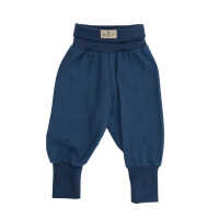 Lilano Kinder Nabelbundhose 80 marine aus Wolle kbT/Seide...