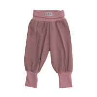 Lilano Kinder Nabelbundhose 68 mauve aus Wolle kbT/Seide uni