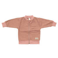 Lilano Baby Jacke 74/80 mauve aus Wolle kbT / Seide