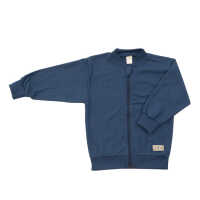 Lilano Baby Jacke 74/80 marine aus Wolle kbT / Seide
