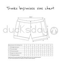 Ducksday Jungen UV Badehose mit Sonnenschutz UPF50+