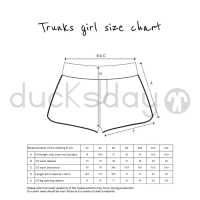 Ducksday Mädchen Badehose mit UV Schutz UPF50+