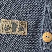 Lilano Shirt gestrickt mit seitlicher Knopfleiste Merino Schurwoll kbT