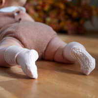 GoBabyGo 27-30 Soft Pink Stoppersocken aus Bambusviskose