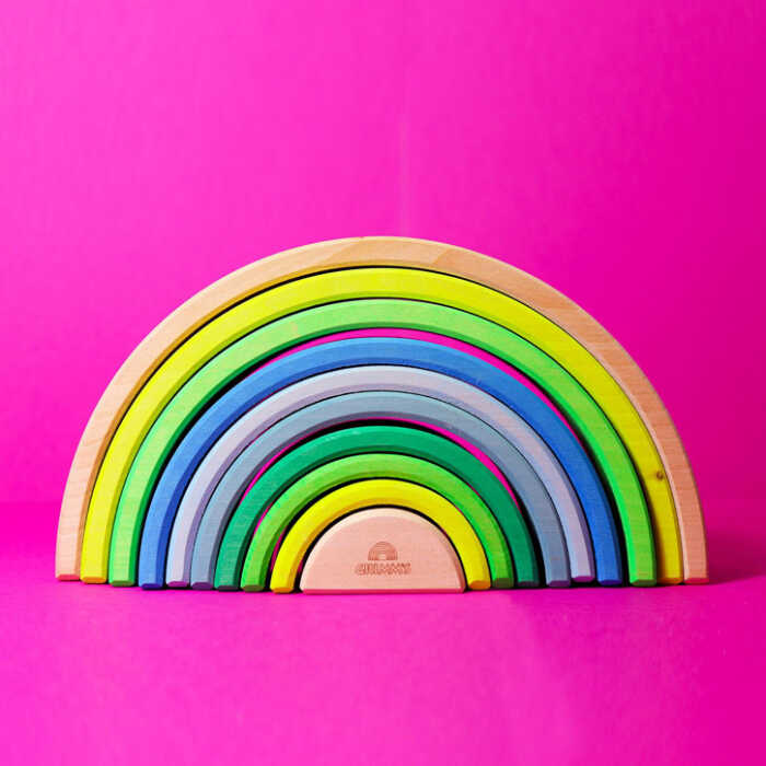 Grimms Regenbogen Neongrün 10-teilig