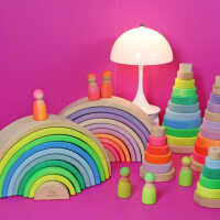 Grimms Regenbogen Neongrün 10-teilig