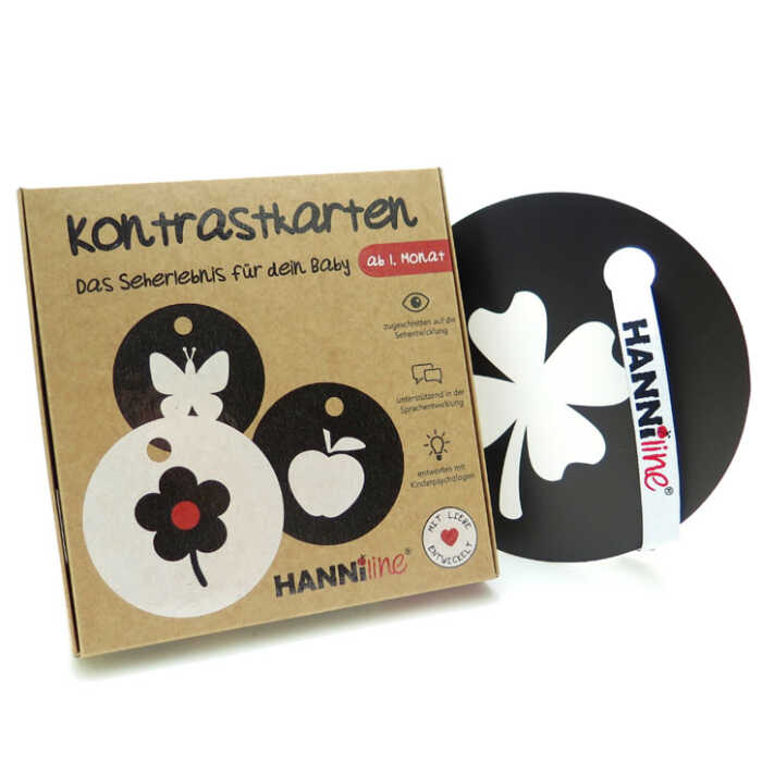 Hanniline Kontrastkarten ab dem 1. Lebensmonat