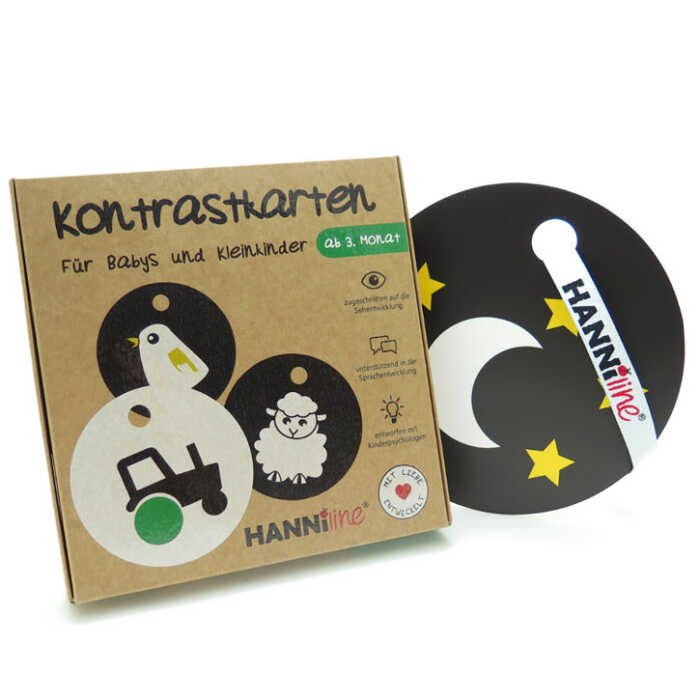 Hanniline Kontrastkarten ab dem 3. Lebensmonat