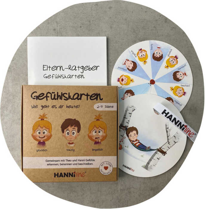 Hanniline Gefühlskarten (2-7 Jahre)