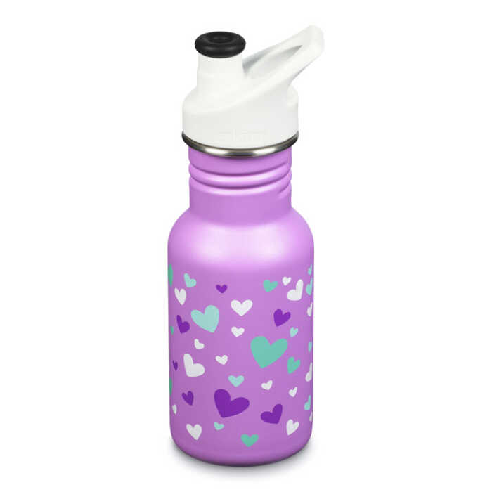 Klean Kanteen Kid Classic 355ml Kinder Trinkflasche Sport Cap 3+ aus Edelstahl