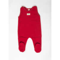 Lilano Baby Strampler aus Wollfrottee kbT Plüsch