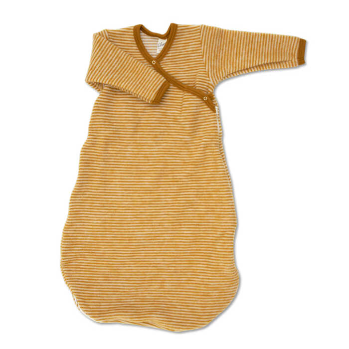 Lilano Baby Schlafsack Wickelform aus Wollfrottee kbT plüsch