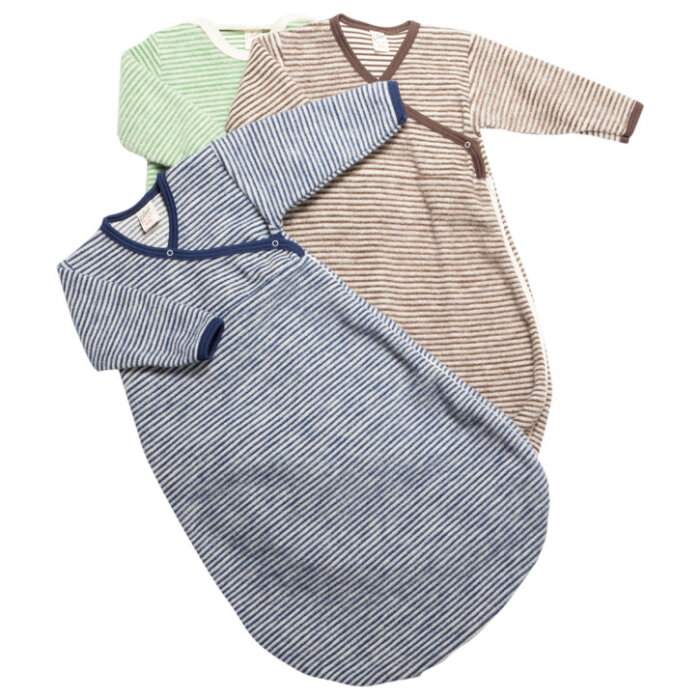 Lilano Wollfrottee Schlafsack Wickelform  Warm & atmungsaktiv, 59,95