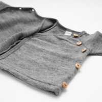 Lilano Baby Wickelshirt aus Wollfrottee kbT Plüsch