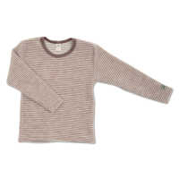 Lilano Kinder Shirt 128 mauve aus Wollfrottee kbT