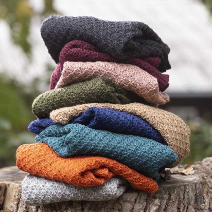 Disana Aran-Pullover aus Schurwolle kbT