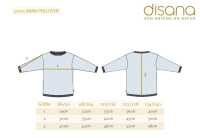 Disana Aran-Pullover aus Schurwolle kbT