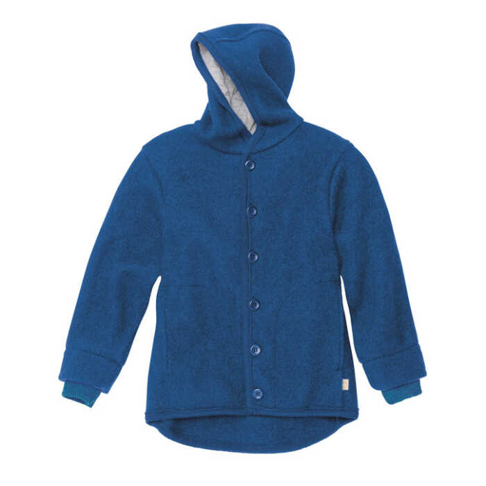 Disana Walkjacke marine  122/128 Wolle kbT/Baumwollfutter