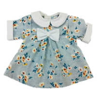 Emil Schwenk Puppen Sommerkleid (Blumen), Gr.32