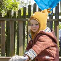 Pickapooh Mara 54 caramel Winter Schlupfmütze aus Wollfleece kbT