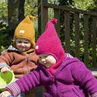 Pickapooh Mara 54 caramel Winter Schlupfmütze aus Wollfleece kbT